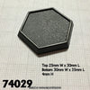 1" Hex Plastic Gaming Base (20)