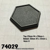 1" Hex Plastic Gaming Base (20)