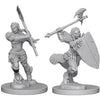 PF Deep Cuts Unpainted Minis Half-Orc Female Barbarian