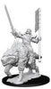 PF Deep Cuts Unpainted Minis Orc on Dire Wolf