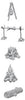 PF Deep Cuts Unpainted Minis Camp Fire & Sitting Log